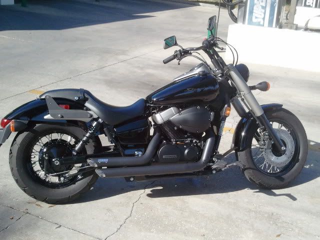 honda shadow phantom exhaust
